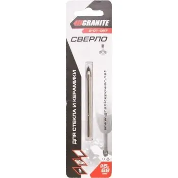 Vrtvrták do skla a obkládaček GRANITE 6*68 mm 2-01-067