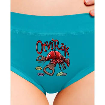 Souprava dámského spodního prádla Bastard Otvírak dámské kalhotky Turquoise