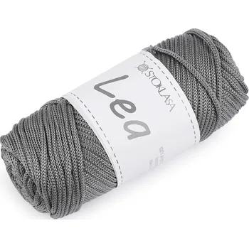 Příze Pletací a háčkovací příze Lea Ø3 mm 90 g - 9 šedá světlá