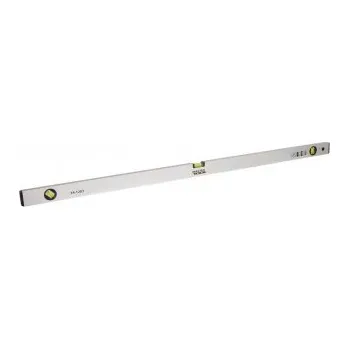 Vodováha Vodováha hliníková MASTERTOOL Reinforced stavební 120cm 3 libely 0, 5 mm/m 0, 03° 34-1203