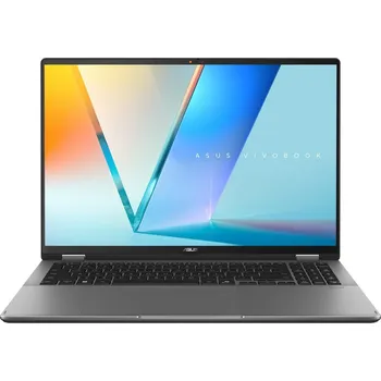 Notebook ASUS Vivobook 16 Flip - Ultra 7 Processor 258V/32GB/1TB SSD/RTX 5050 8GB/16"/3K/OLED/Touch/2y PUR/Win 11 Home/šedá
