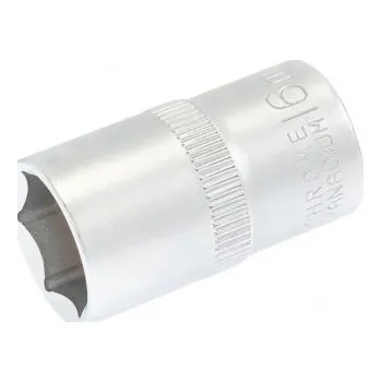 Gola hlavice Hlavice nástrčná 6-hranná MASTERTOOL 1/2" 16 mm L 40 mm CRV 78-0016