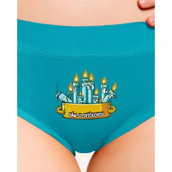 Souprava dámského spodního prádla Bastard Svíčková dámské kalhotky Turquoise