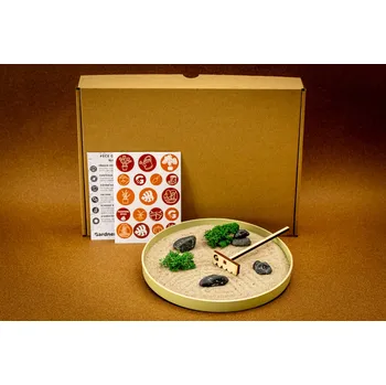 Bytová dekorace Gardners Podzimní dárková sada "Podzimní Zen" - pistáciová