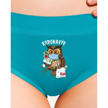 Souprava dámského spodního prádla Bastard Koronavýr dámské kalhotky Turquoise