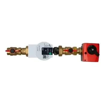 Příslušenství ke kotli Herz EUROMIX čerpadlová skupina pro zvýšení teploty zpátečky kotle Dimenze: DN32, #1450094: EUROMIX čerpadlová skupina pro zvýšení teploty zpátečky kotle, DN32