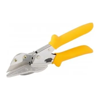 Pracovní nůž Nůžky multifunkční úhlové pro stříhání plastových profilů MASTERTOOL s úhloměrem 01-0200