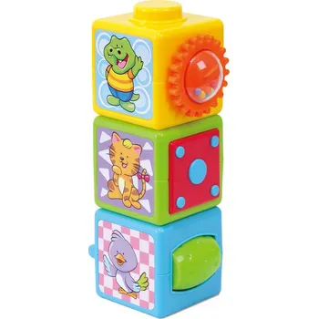 Hračka pro nejmenší PLAYGO Kostky s aktivitami 9x22 cm