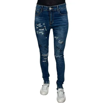 Dámské džíny Gourd Dámské push-up modré džíny 26 Barva: Modrá, Velikost: 29