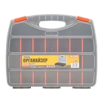 Organizér s rukojetí MASTERTOOL 12, 5" 320*260*50 mm 21 přihrádek 320*260*50 mm 21 přihrádek 79-3126