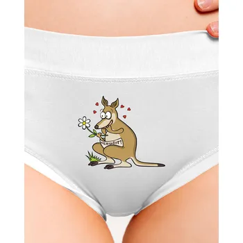 Souprava dámského spodního prádla Bastard Štěstí v kapse dámské kalhotky White