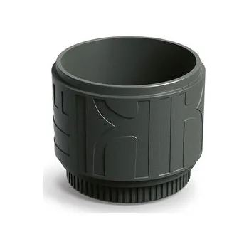 Květináč FOLKA ROUND 48 cm- barva: tmavě šedá