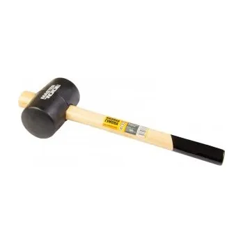Kladivo Kladivo pryžové MASTERTOOL 60 mm 450 g dřevěná násada černá 02-0302