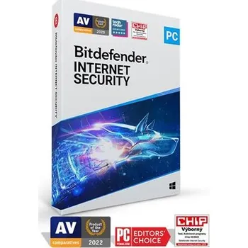 Antivir Bitdefender Internet Security 3 zařízení na 2 roky