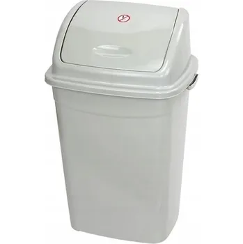 Odpadkový koš Odpadkový koš plastový Biurotop 26l šedý