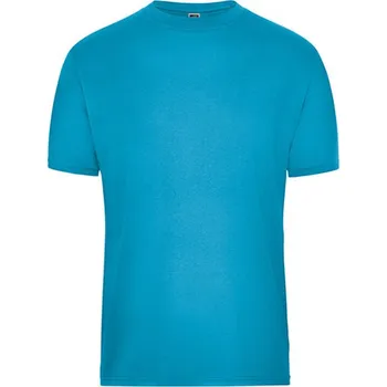 Pánské tričko James&Nicholson Pánské triko JN1808 Turquoise 6XL