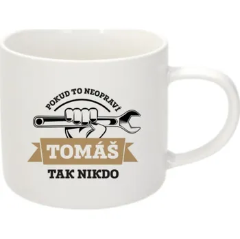 Espresso hrnek Pokud to neopraví Tomáš, tak nikdo