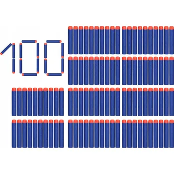 Dětská zbraň Šipky do odpalovače Nerf N-Strike Elite 100 ks modré pěnové