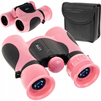 Dalekohled Růžový dalekohled click4TOYS 8x21 pro děti 4+