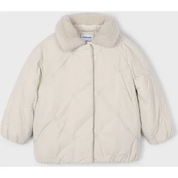Oblečení a móda Bunda s teddy límečkem smetanová MINI Mayoral velikost: 116