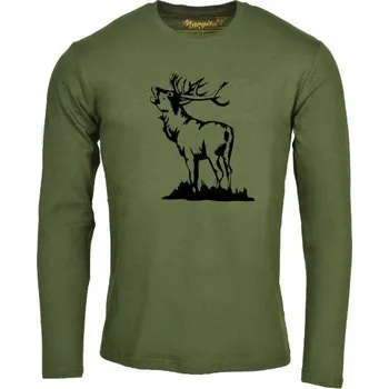 Pánské tričko Margita Trapper Myslivecké tričko JUNIPER - dlouhý rukáv - Velikost 3XL