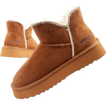 Dámská zimní obuv Wrangler Elsa zimní kotníkové boty zateplené pohodlné módní hnědé 41