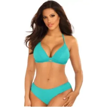 Dámské plavky Dámské dvoudílné plavky Casablanca1 S555CA1-28 zelené - Self 38D