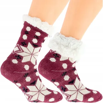 Pánské ponožky ÚTULNÉ Ponožky Norské Tlusté S MEDVÍDKEM 36-41