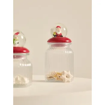 Sklenice Sinsay - Vánoční sklenice na potraviny s víčkem - červená - 926GR-33X - 926GR-33X-ONE