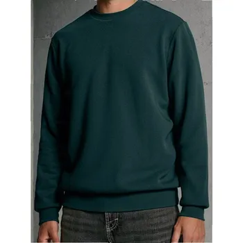 Pánská mikina Sinsay - Mikina s dlouhým rukávem - zelená - 2324O-67X - 2324O-67X-3XL