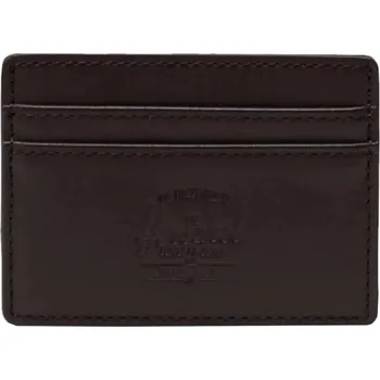 Peněženka Herschel Charlie Kožená peněženka RFID 11146-04123 Brown Jedna velikost jedna velikost