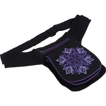 Ledvinka Bavlněná etno ledvinka s potiskem Lotus Purple, Sittar