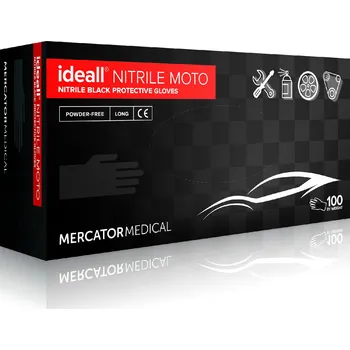 Pracovní rukavice Ideall ® NITRILE MOTO 100 ks