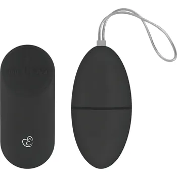 Easytoys - Vajíčko na dálkové ovládání se 7 rytmy vibrací (černé)