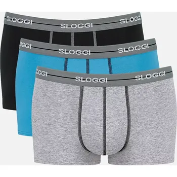 Boxerky Pánské boxerky men Start Hipster C3P - Sloggi tmavá kombinace červené (M006) 0006