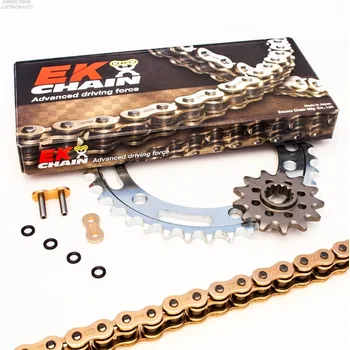 Řetězová sada pro motocykl Řetězová sada ek ‘original ek + jt se zlatým řetězem řady mvxz2 - nejpoužívanější 132861 stf-106-004