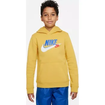 Dívčí tričko Dětské sportovní oblečení SI Fleece PO Hoody Jr FD1197-709 - Nike S (128-137)