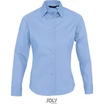 SOL's Collection Halenka Eden, dlouhý rukáv, elastická COT25701521201-bright sky S Modrá nebesky jasná