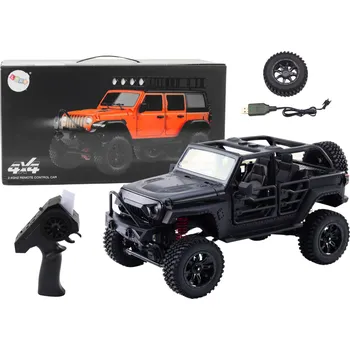 RC model auta RC auto terénní na dálkové ovládání 2.4G pohon 4x4 černé