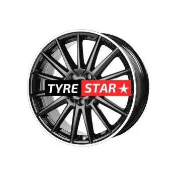 Alu kolo CMS C23 7x17 5x108 ET42 Diamond Rim Black Gloss