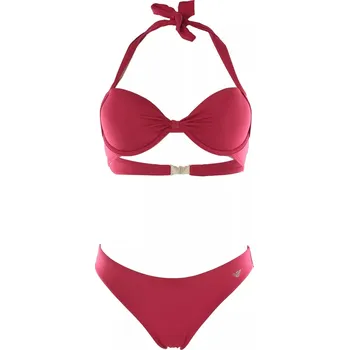 Dámské plavky Dámské dvoudílné plavky 262456 4R301 01975 malinové - Emporio Armani S