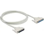 Delock sériový kabel [1x D-SUB zásuvka 37pólová - 1x D-SUB zástrčka 37pólová], 2 m, béžová
