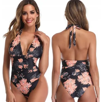 Dámské plavky JEDNODÍLNÉ PLAVKY MONOKINI BOHO / M