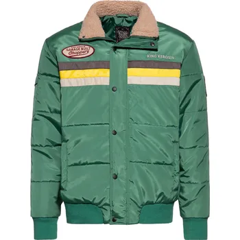 Dámská bunda Zimní bunda Rockabilly z King Kerosin - Prošívaná bunda Choppers - Muži - zelená