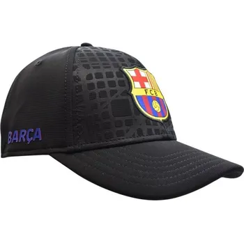 Kšiltovka FC Barcelona baseballová čepice Kšiltovka Cross Black FCB 5001GEXNN OSFM