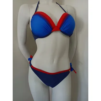 Dámské plavky Dámské dvoudílné plavky 812WF19 - Self modro-červená 40D