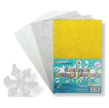Set školních potřeb Naklejki piankowe śnieżynki 20,3x31,20cm 5szt