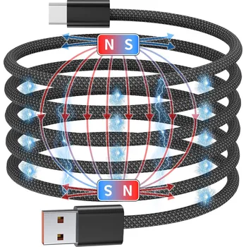 Datový kabel Magnetický nabíjecí kabel 1m Varianta: USB-C na Lightning