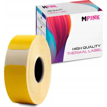 Příslušenství pro čtečku elektronické knihy Termoetikety, světle žluté, 15 x 50 mm