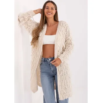 Dámský svetr Dámský svetr Jumper MI SW 0820.85 Světle béžový - FPrice světle béžová one size